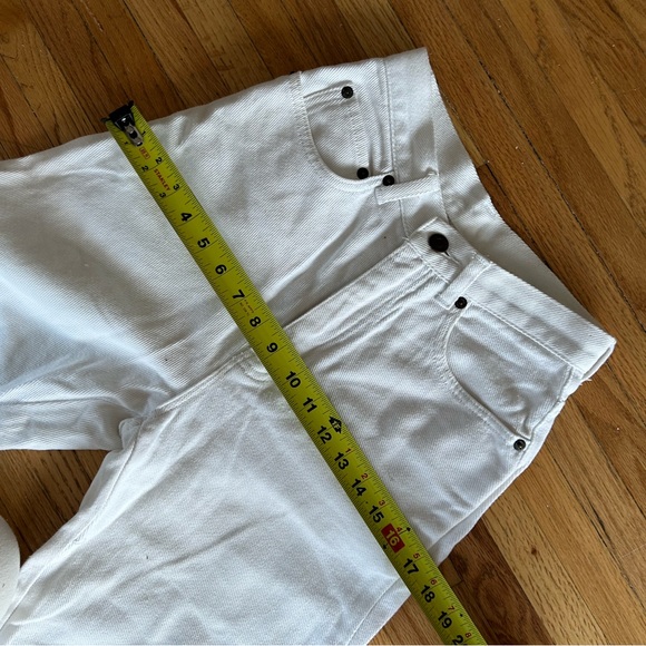 Vintage Straight White Jeans - Picture 4 of 14